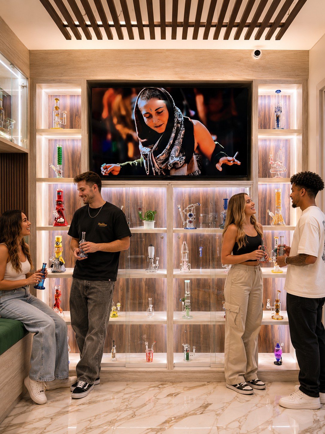 Staff helping customers at Rolling & Co.